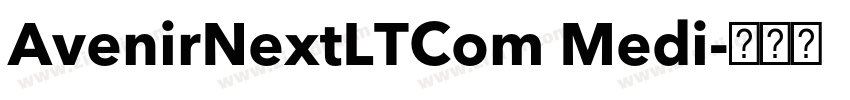 AvenirNextLTCom Medi字体转换 AvenirNextLTCom Medi字体转换